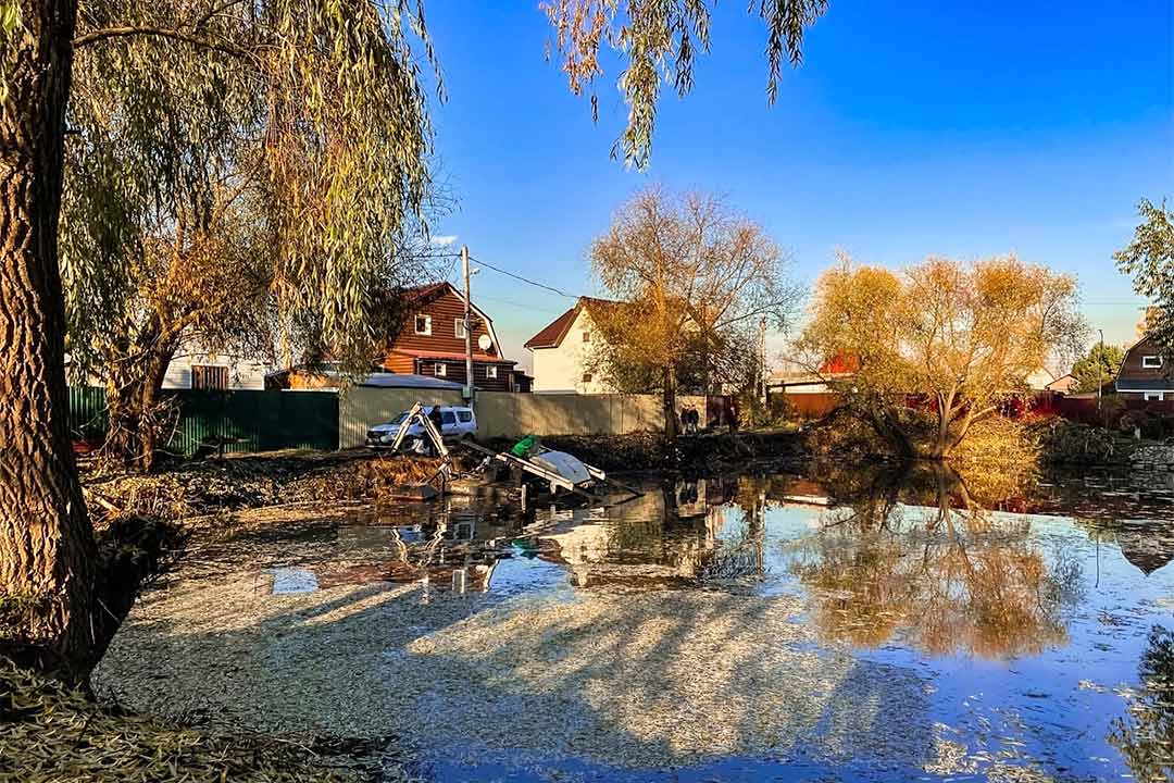 ostrovetskoe ochistka pruda 3