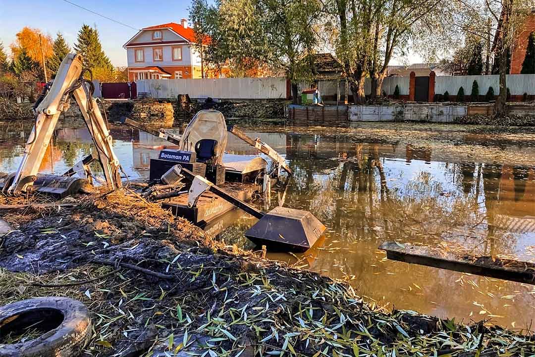 ostrovetskoe ochistka pruda 4