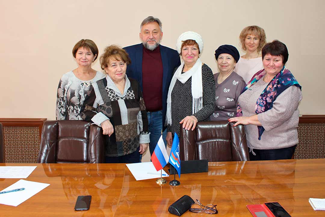 Zholobov vstrecha s veteranami 1